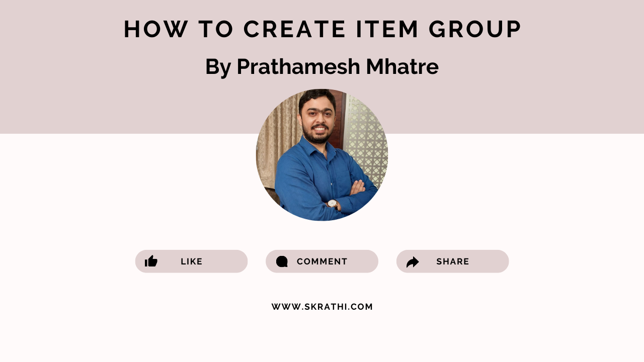 How to Create Item Group